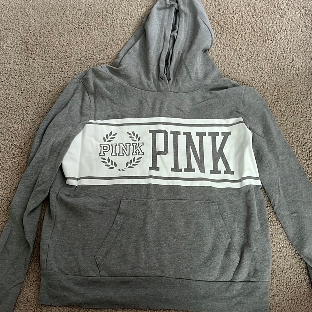 VS PINK cropped hoodie